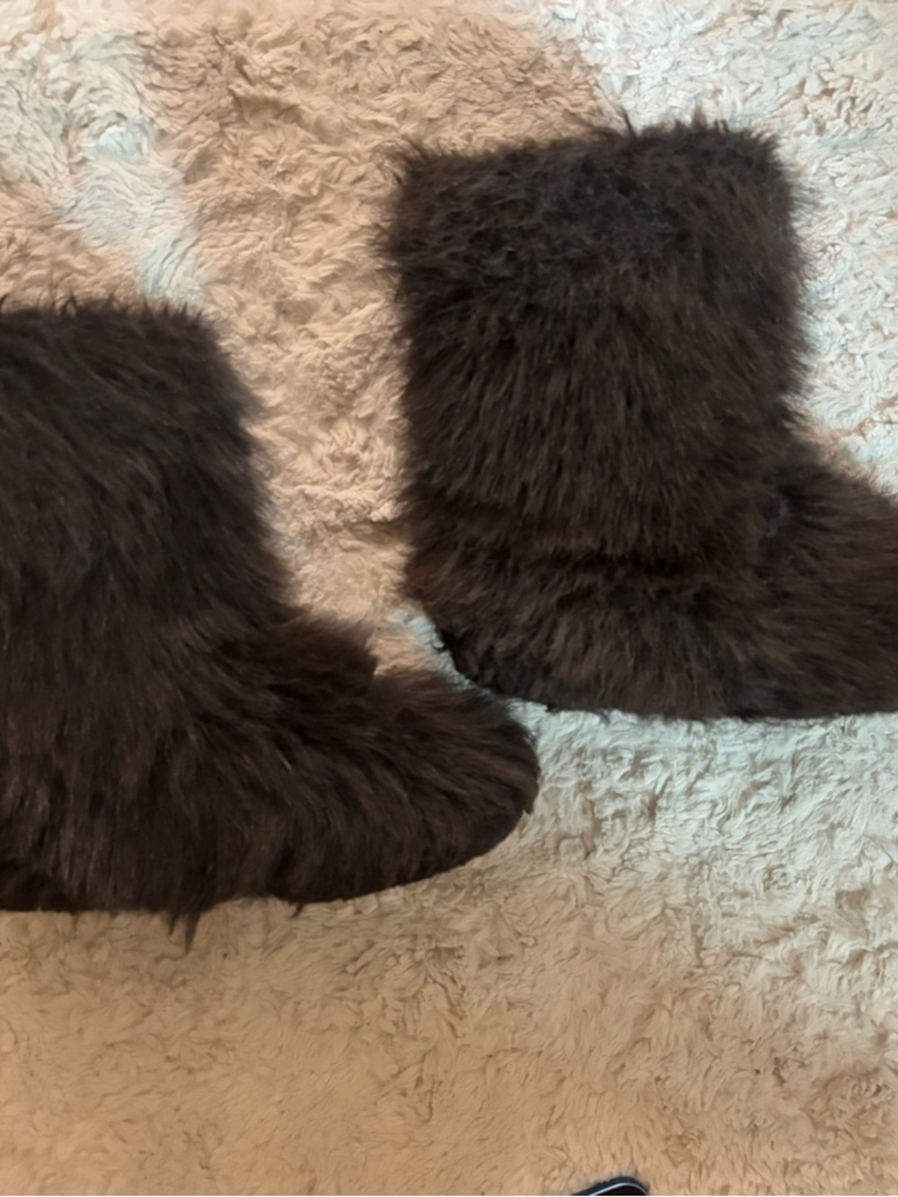 Fuzzy Faux Fur boots